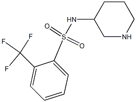 N-(piperidin-3-yl)-2-(trifluoromethyl)benzene-1-sulfonamide 구조식 이미지