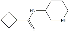 N-(piperidin-3-yl)cyclobutanecarboxamide Structure