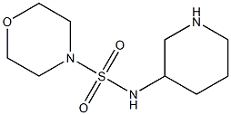 N-(piperidin-3-yl)morpholine-4-sulfonamide 구조식 이미지