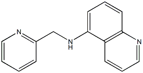 N-(pyridin-2-ylmethyl)quinolin-5-amine Structure