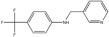 N-(pyridin-3-ylmethyl)-4-(trifluoromethyl)aniline 구조식 이미지