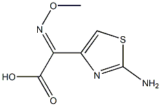 2-Methoxyimino-2-(2-Amino  Thiazol-4-yl)-Acetic  Acid  Anhydrous  (ATMAA) Structure