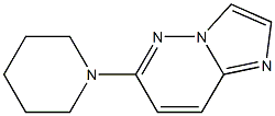 6-Piperidin-1-yl-imidazo[1,2-b]pyridazine 구조식 이미지