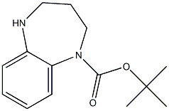 2,3,4,5-Tetrahydro-benzo[b][1,4]diazepine-1-carboxylic acid tert-butyl ester 구조식 이미지