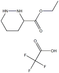 Hexahydropyridazine-3-carboxylic  acid  ethyl  ester  trifluoroacetate  salt 구조식 이미지