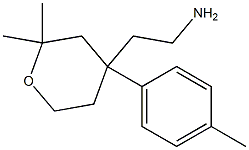 2-[2,2-dimethyl-4-(4-methylphenyl)tetrahydro-2H-pyran-4-yl]ethylamine Structure