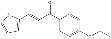 1-(4-ethoxyphenyl)-3-(2-thienyl)-2-propen-1-one 구조식 이미지