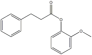 2-methoxyphenyl 3-phenylpropanoate Structure
