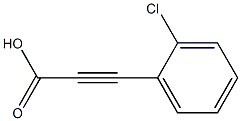 3-(2-chlorophenyl)-2-propynoic acid Structure