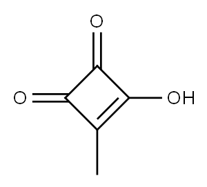 3-hydroxy-4-methylcyclobut-3-ene-1,2-dione Structure