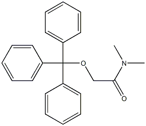 N,N-dimethyl-2-(trityloxy)acetamide 구조식 이미지