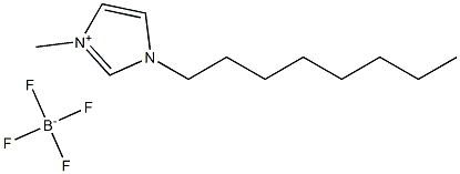 1-octyl-3-methylimidazolium tetrafluoroborate 구조식 이미지