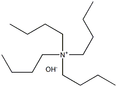 Tetrabutylammonium hydroxide 구조식 이미지