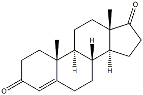 Androst-4-ene-3,17-dione 구조식 이미지