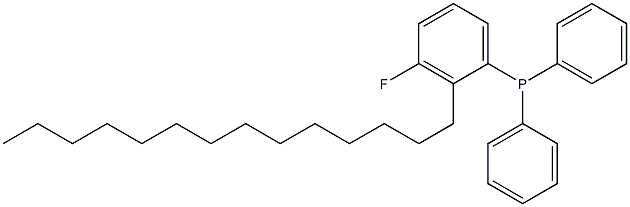 Tetradecyltriphenylphosphine fluoride 구조식 이미지