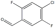 4-Chloro-2,5-difluorobenzaldehyde 구조식 이미지