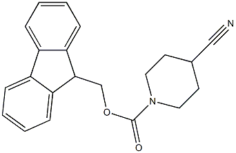 N-FMOC-4-cyanopiperidine Structure