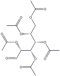 Galactose pentaacetate Structure