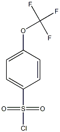 4-trifluoromethoxybenzenesulfonyl chloride Structure