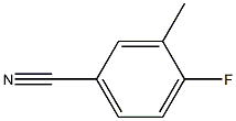 4-fluoro-3-methylbenzonitrile Structure