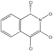 S-(-)-1,2,3,4-tetrachloroisoquinoline Structure