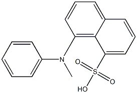 N-Methylphenyl-1-naphthylamine-8-sulfonic acid Structure