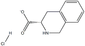 [S] -1,2,3,4- tetrahydroisoquinoline-3-carboxylate hydrochloride 구조식 이미지