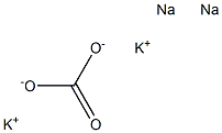 Potassium carbonate, sodium Structure