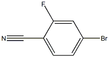 2-fluoro-4-bromobenzonitrile 구조식 이미지