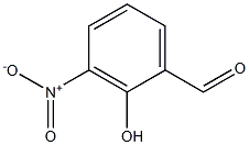 2-hydroxy 3-nitrobenzaldehyde 구조식 이미지