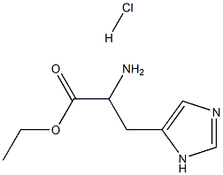 1-Ethoxycarbonyl-2-(3H-imidazol-4-yl)ethylaminehydrochloride Structure