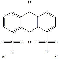 Anthraquinone-1,8-Disulphonic Acid Potassium Salt 구조식 이미지