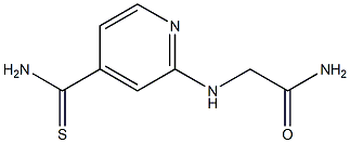 2-{[4-(aminocarbonothioyl)pyridin-2-yl]amino}acetamide Structure