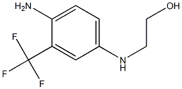 2-{[4-amino-3-(trifluoromethyl)phenyl]amino}ethan-1-ol 구조식 이미지