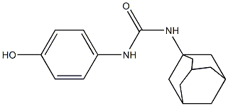 3-adamantan-1-yl-1-(4-hydroxyphenyl)urea Structure