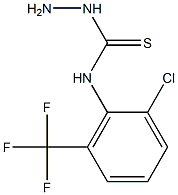 3-amino-1-[2-chloro-6-(trifluoromethyl)phenyl]thiourea Structure