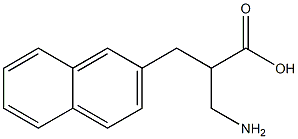 3-amino-2-(naphthalen-2-ylmethyl)propanoic acid 구조식 이미지