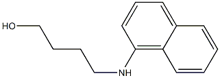 4-(1-naphthylamino)-1-butanol 구조식 이미지