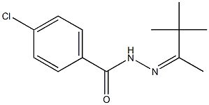 4-chloro-N'-[(Z)-1,2,2-trimethylpropylidene]benzohydrazide Structure