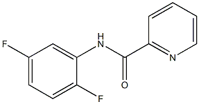 N-(2,5-difluorophenyl)-2-pyridinecarboxamide 구조식 이미지