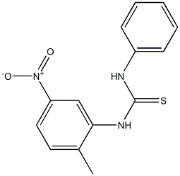 N-(2-methyl-5-nitrophenyl)-N'-phenylthiourea 구조식 이미지