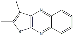 2,3-Dimethylthieno[2,3-b]quinoxaline 구조식 이미지