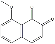 8-Methoxy-1,2-dihydronaphthalene-1,2-dione 구조식 이미지