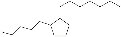 1-Pentyl-2-heptylcyclopentane Structure