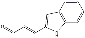 (E)-3-(1H-Indol-2-yl)acrylaldehyde Structure