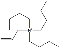 N,N-Dibutyl-N-(2-propenyl)-1-butanaminium 구조식 이미지