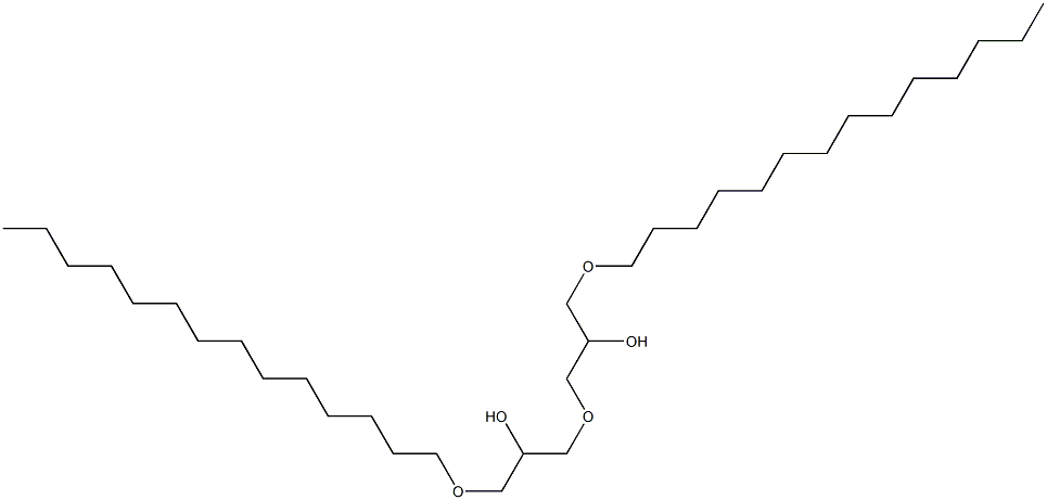1,1'-Oxybis(3-tetradecyloxy-2-propanol) Structure