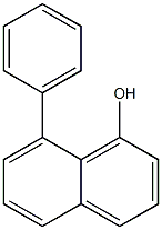 8-Phenyl-1-naphthol 구조식 이미지