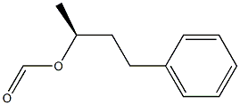 (-)-Formic acid (S)-1-methyl-3-phenylpropyl ester 구조식 이미지