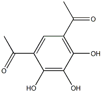 4,6-Diacetyl-1,2,3-benzenetriol Structure